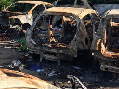 Roma auto carcasse