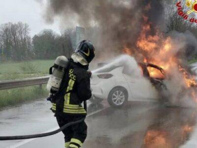 Poggibonsi incendio incidente