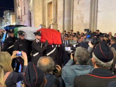 Manfredonia funerale carabiniere