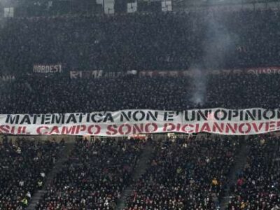 Sciopero tifo Milan